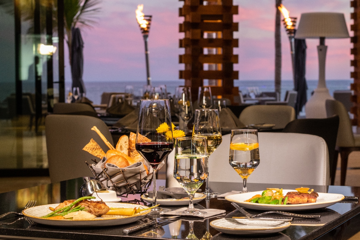 elegant dinner at garza blanca cabo bocados restaurant