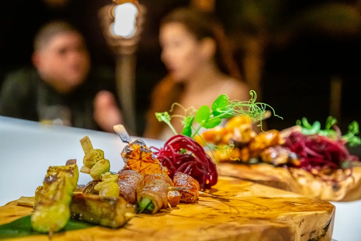 Garza Blanca Cabo Hiroshi restaurant Robata dining experience